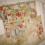 A draft of the 2012-22 campus master plan that Randy Rhine brought to Monday night's Student Senate meeting illustrates capital construction changes over the next 10 years- Photo by T.J. Thomson.