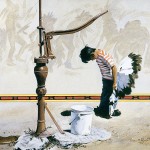 “Echo of the Past,” oil on canvas, was painted by Ruleaux in 1985.
