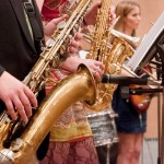 "The CSC Birds" served as the entertainment for the Helping a Hero program Friday night, playing smooth jazz music and belting out get-on-your-feet lyrics. — Photos by T.J. Thomson